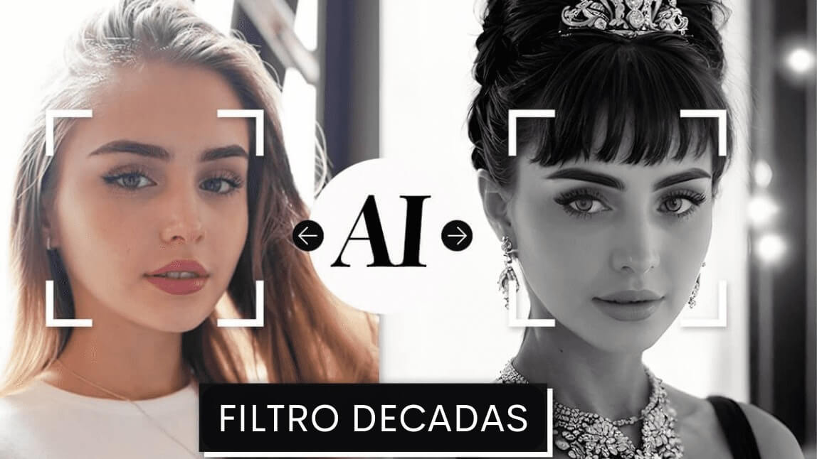 Descubre como te verias si fueras de los 80, con un estilo clásico, vintage, pero elegante.