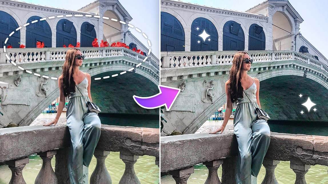 Comment supprimer des objets et des gens sur photo via IA
