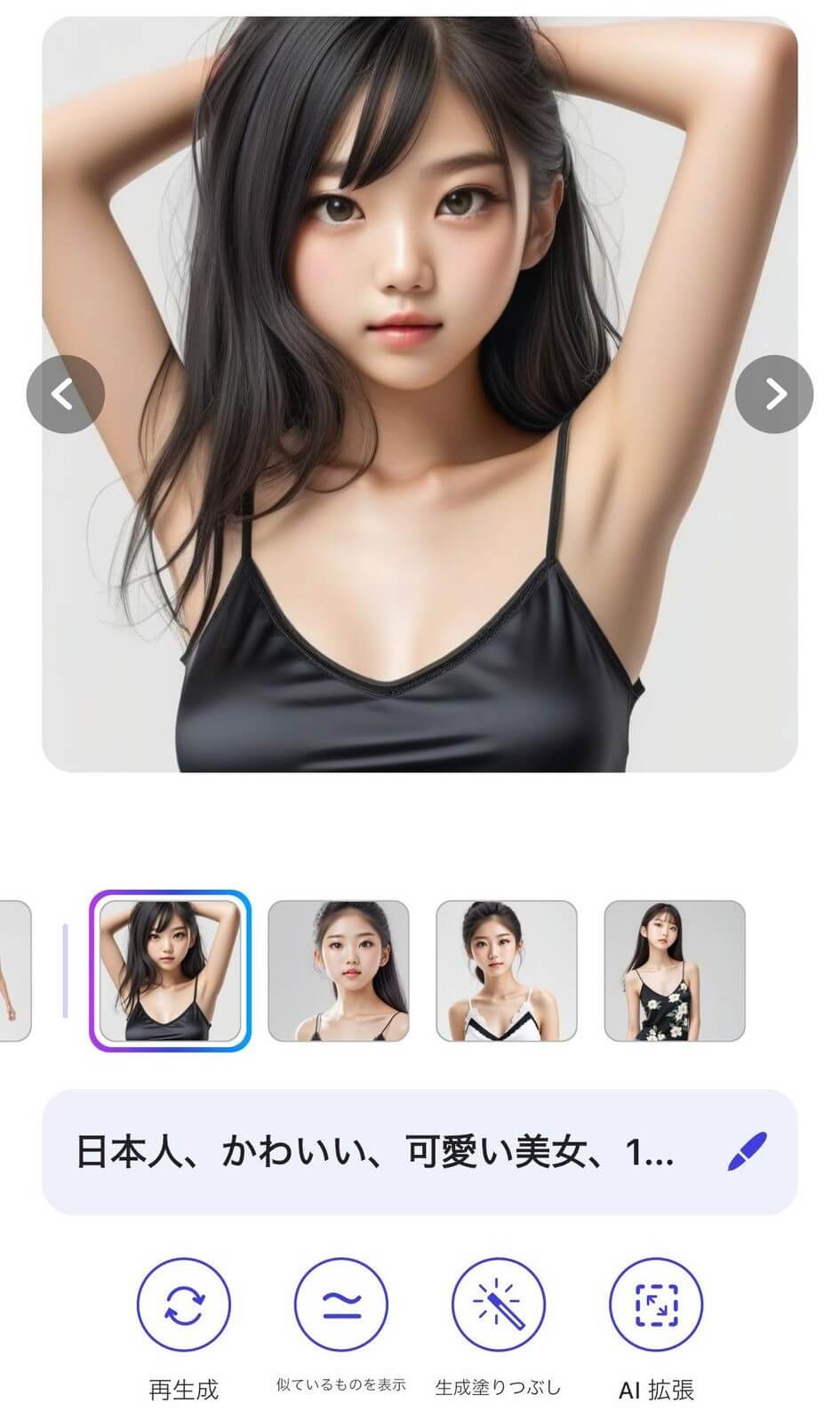 日本語でさくっとAI彼女を生成