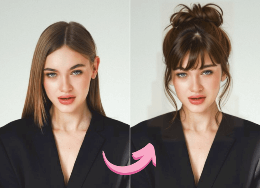Teste Estilso de Cabelos IA com o melhor app: YouCam Makeup!