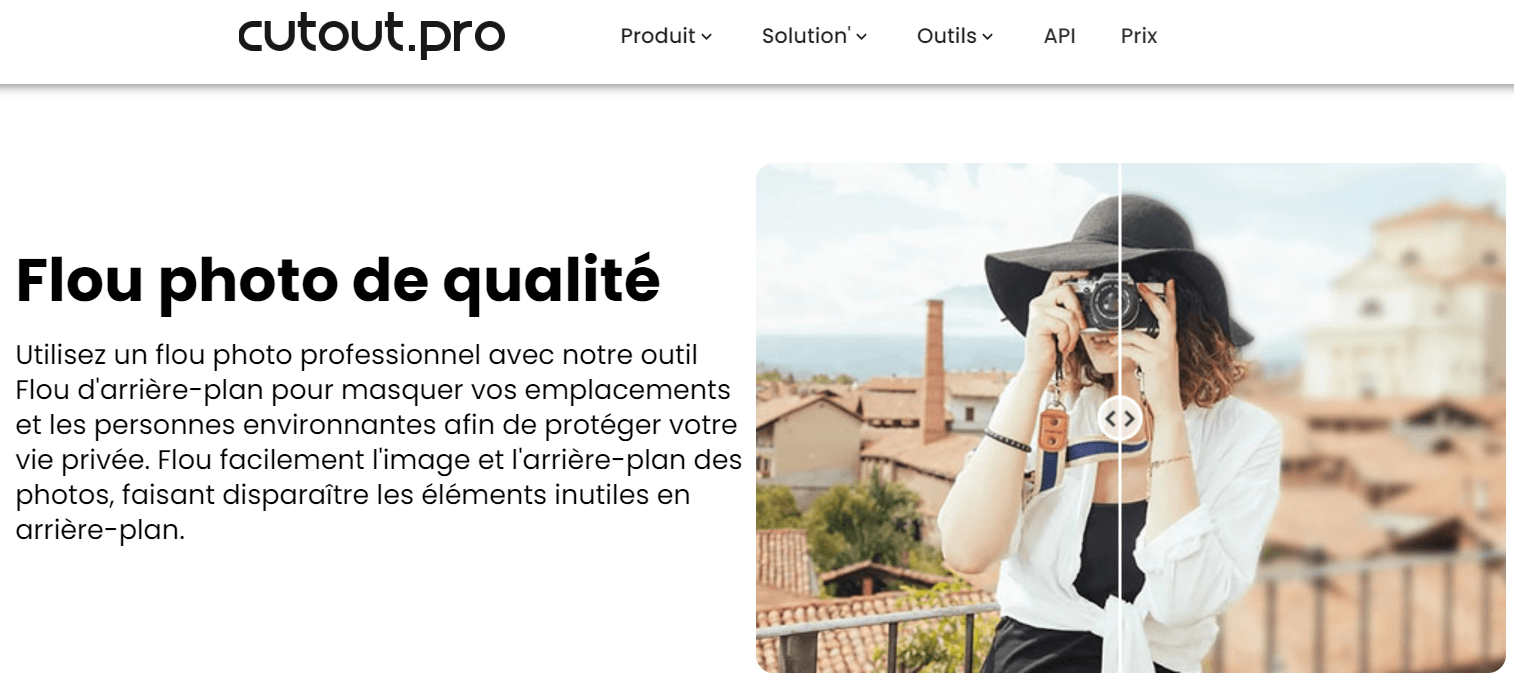 Flouter arriere plan photo en ligne 