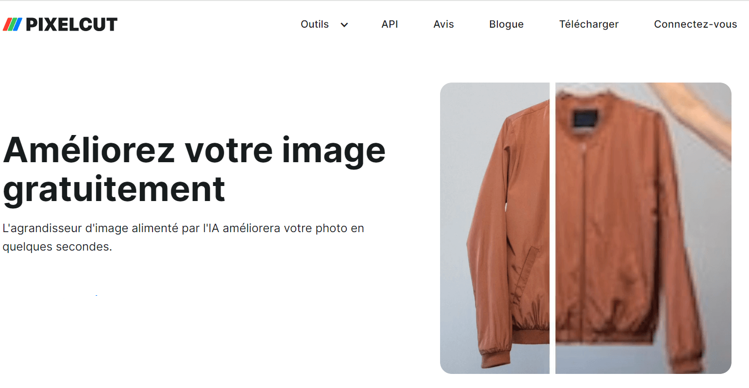 Pixelcut : photo enhancer améliorateur d'image IA