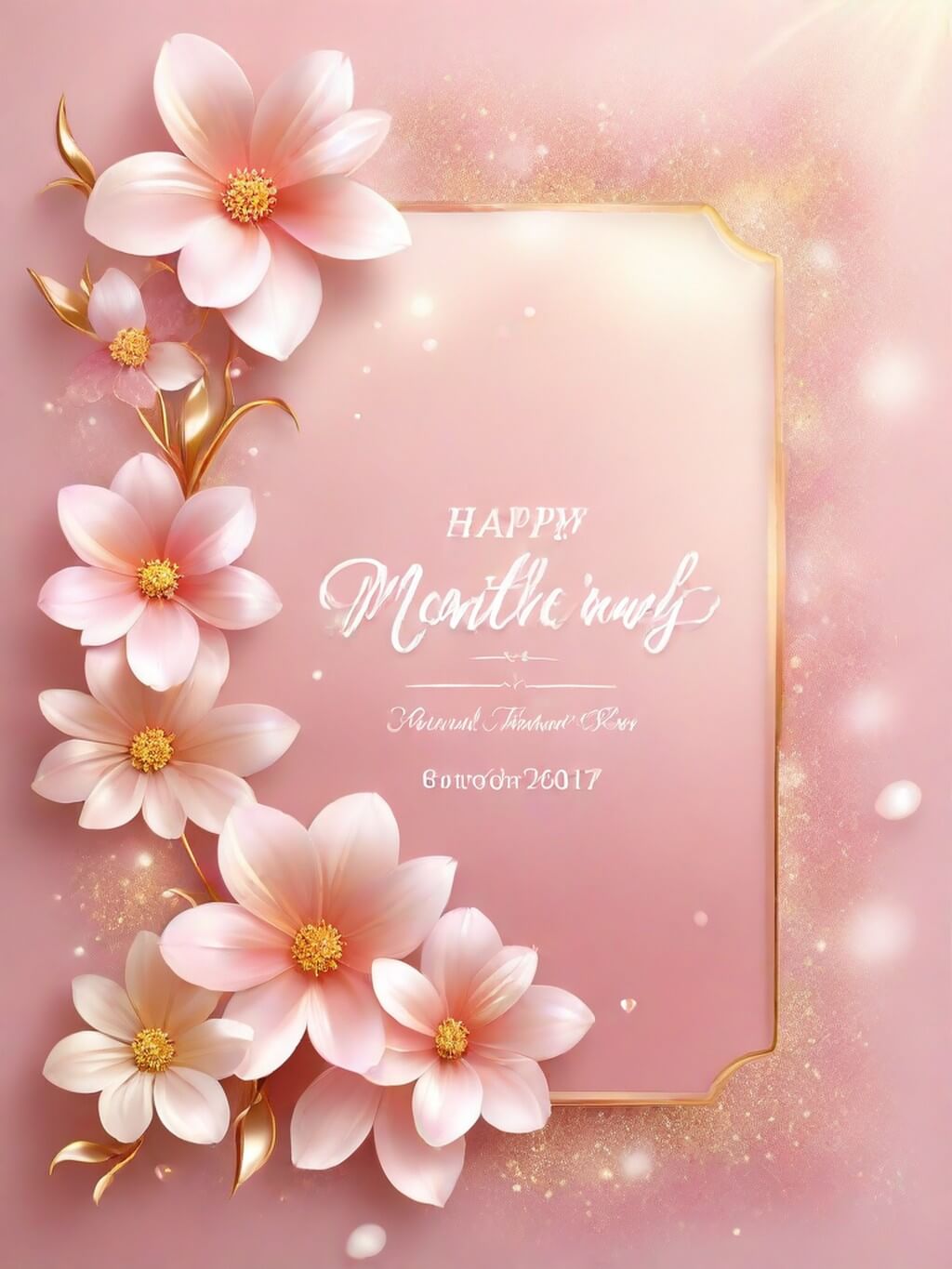 Images de la fête des mères avec IA :  carte virtuelle fete des meres