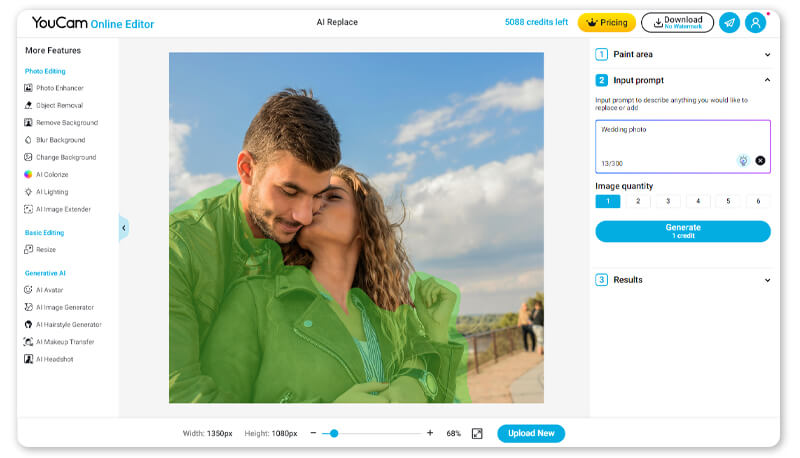 Carregue uma foto de casal