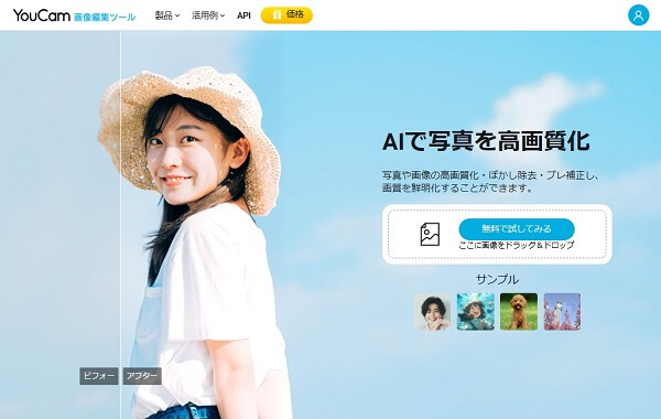 YouCam画像編集ツール