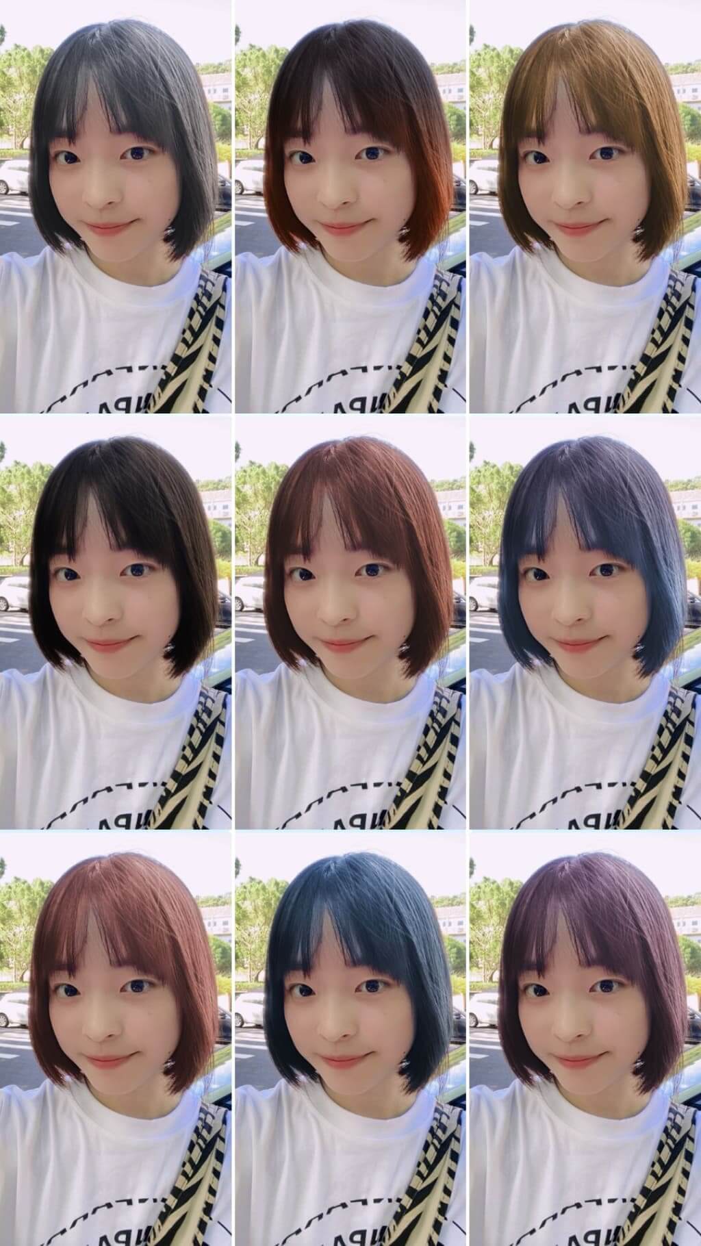 単色からオンブレヘアまでいろいろ