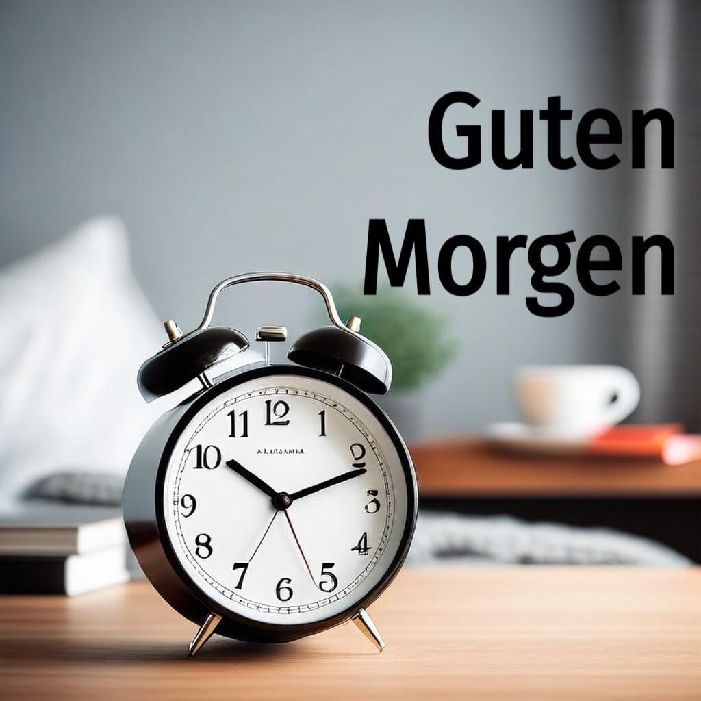 Der Fröhliche Wecker Guten Morgen Bilder Kostenlos Guten-Morgen-Bilder für WhatsApp erstellen | PERFECT
