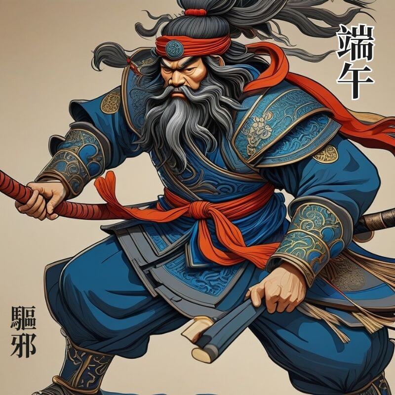 端午節圖案｜鍾馗驅邪