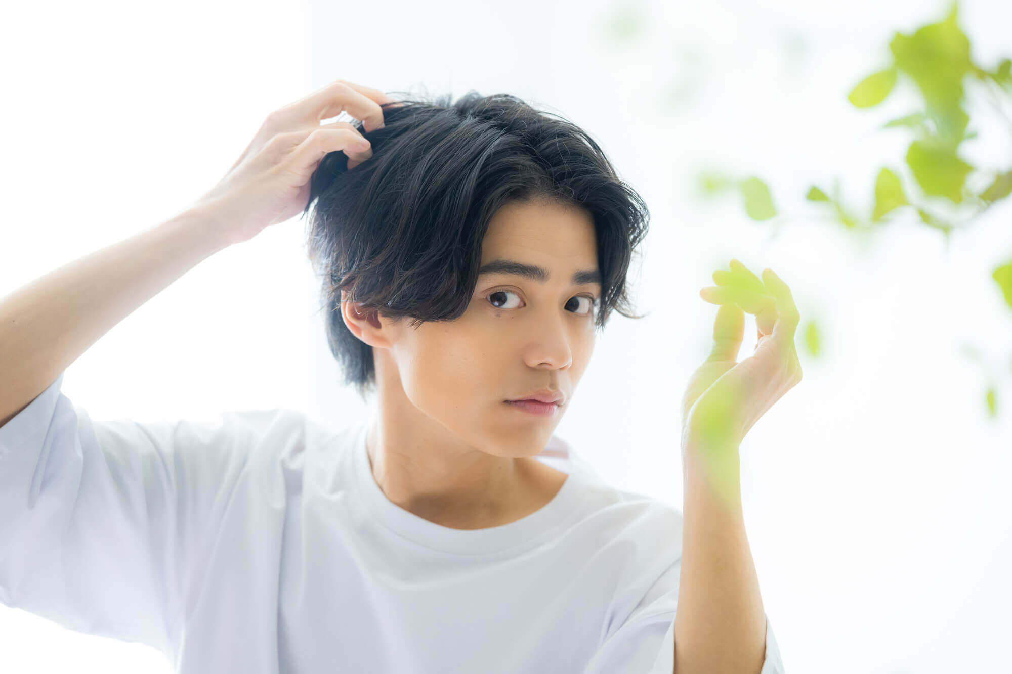 ワックスで仕上げる