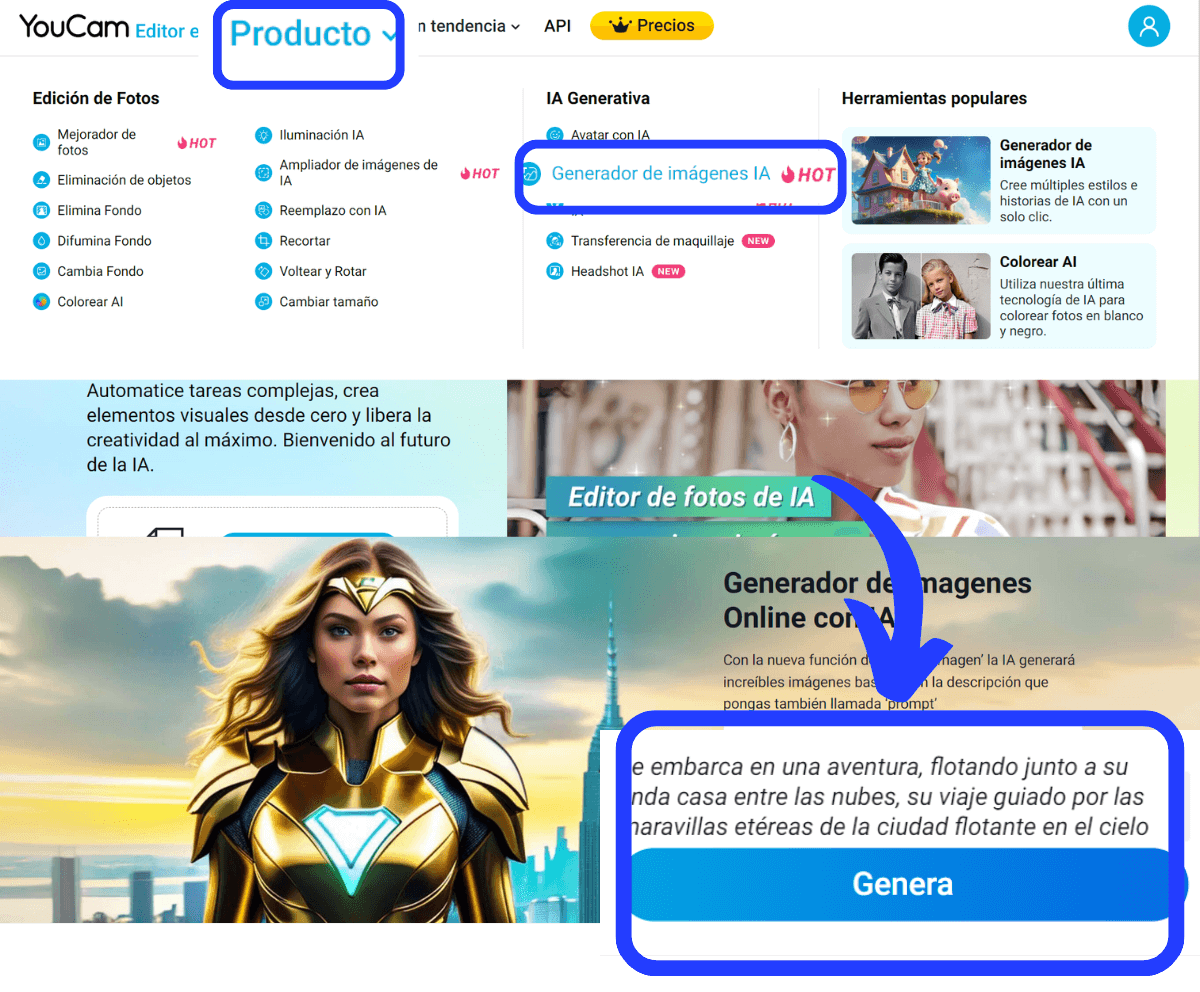 Utilice la función de imagen a imagen para el generador de arte de arcilla AI