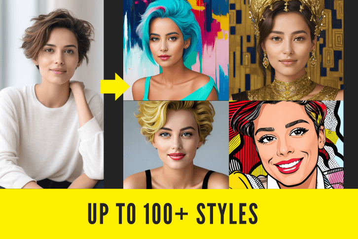 Transformer une photo en cartoon via IA : +100 Styles | YouCam Online