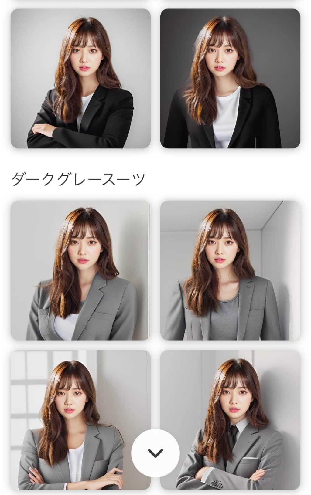 推しにスーツを着せて証明写真っぽく