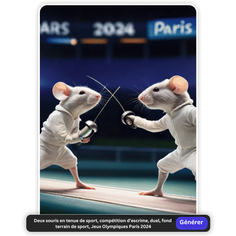 Humour JO : meme JO de rat et de souris à Paris en 2024