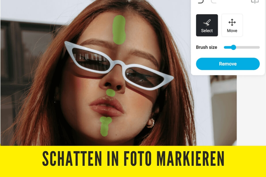 Schatten in Bild markieren und entfernen