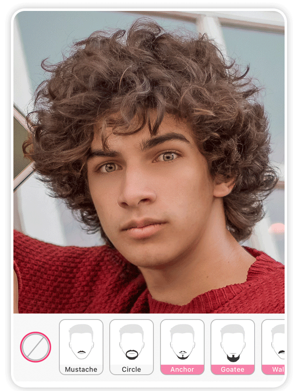 Teste Filtro de Barba IA do YouCam Makeup