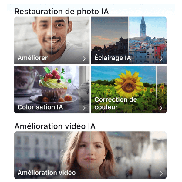 Restaurer vieille photo gratuitement avec un améliorateur d'image IA