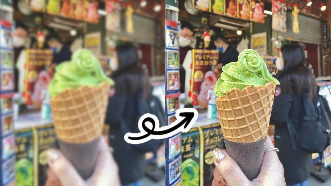 ぼやけた写真の補正