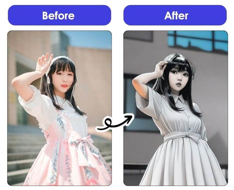 AI 恐怖漫畫濾鏡