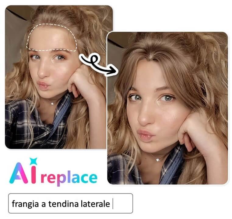 Come staresti con la frangia a tendina