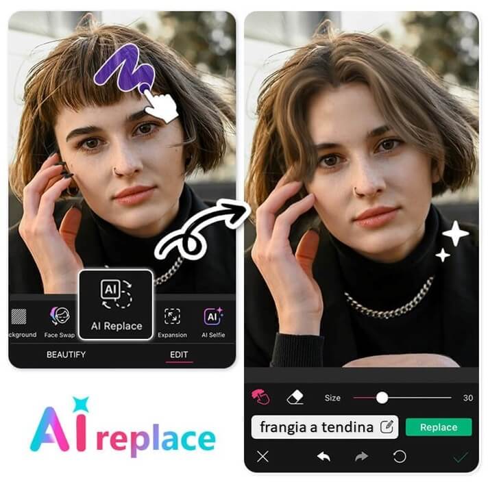 Come staresti con la frangia a tendina