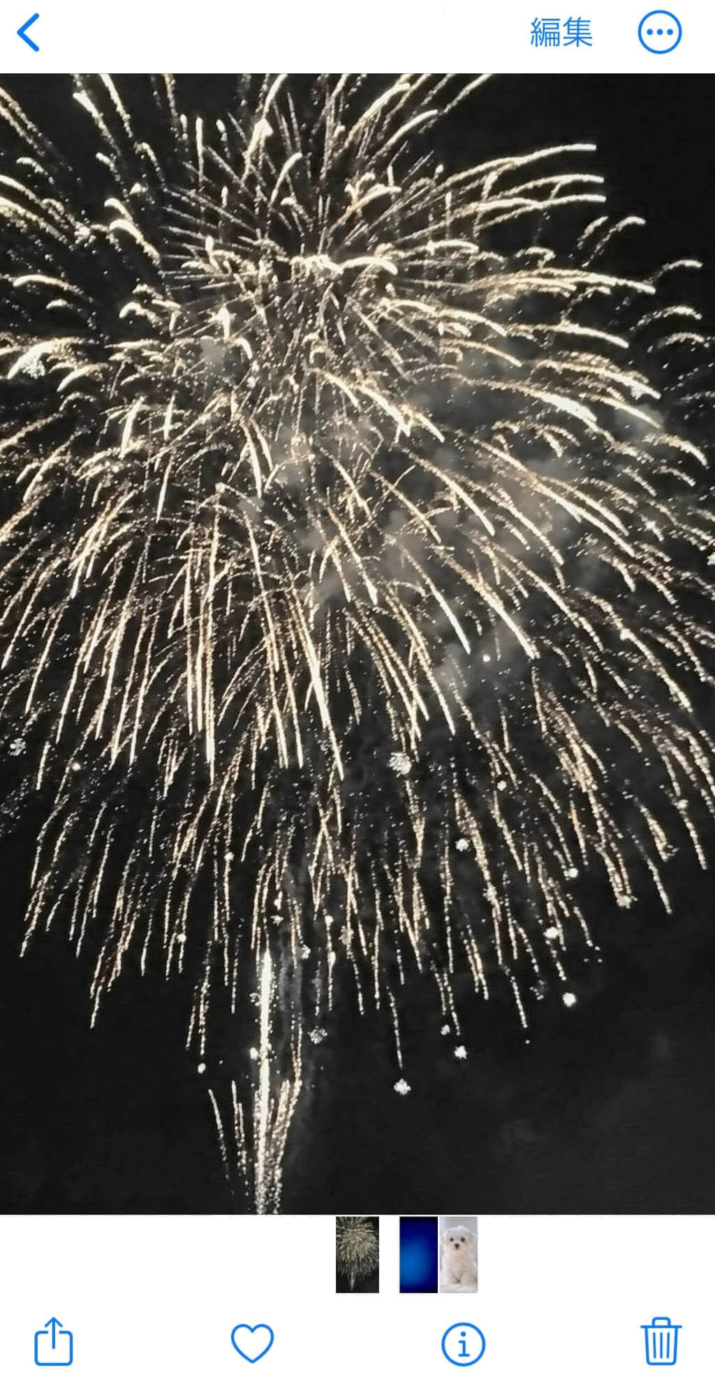 iPhoneのフォトアルバム