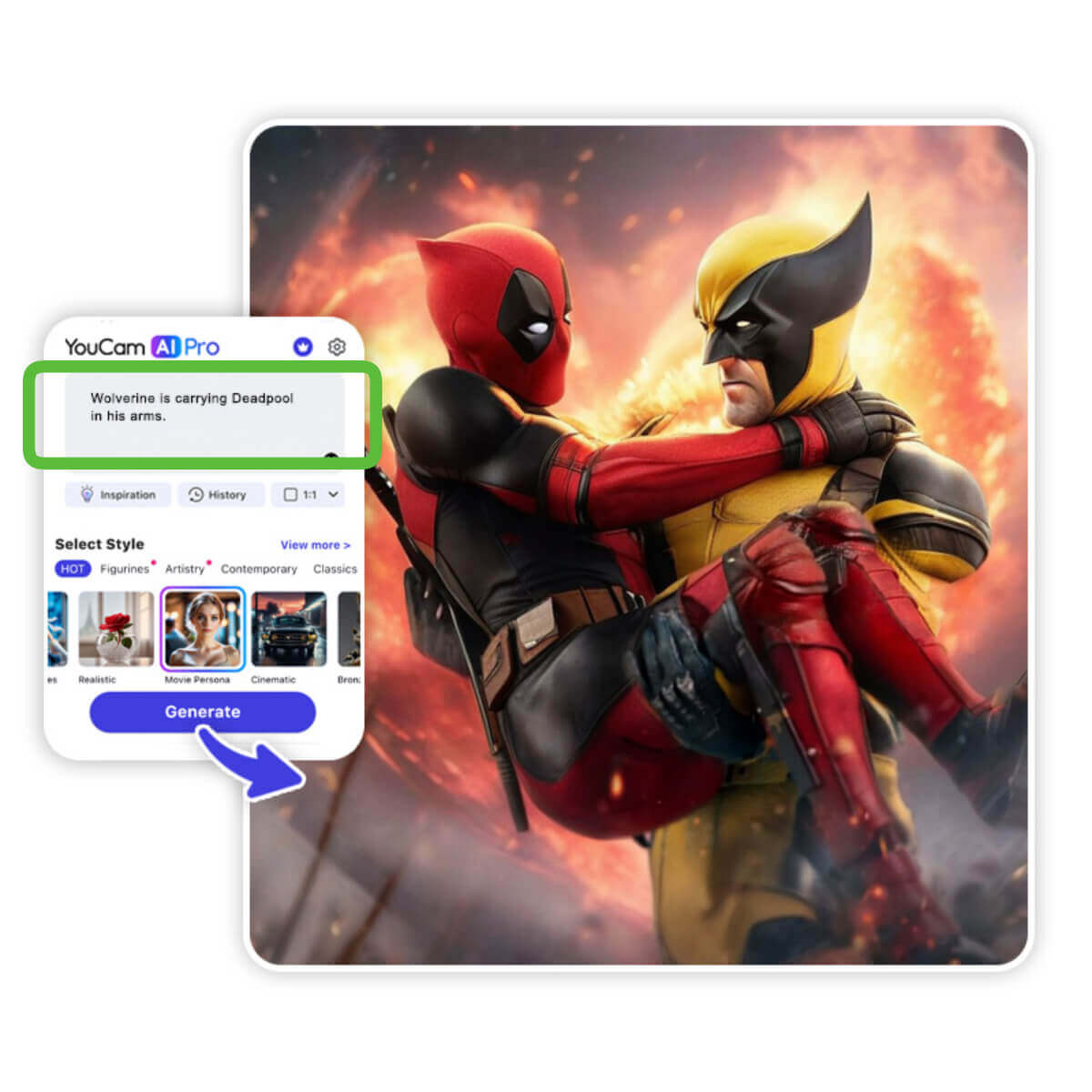 Générateur d'affiche Deadpool