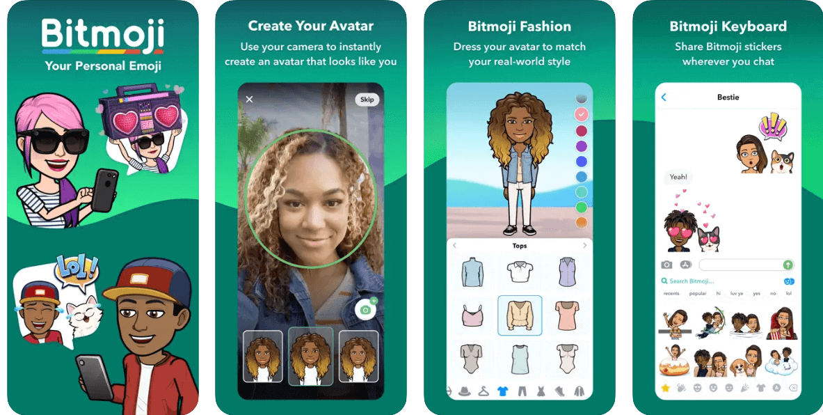 Bitmoji: App per Creare Avatar da Foto per Snapchat