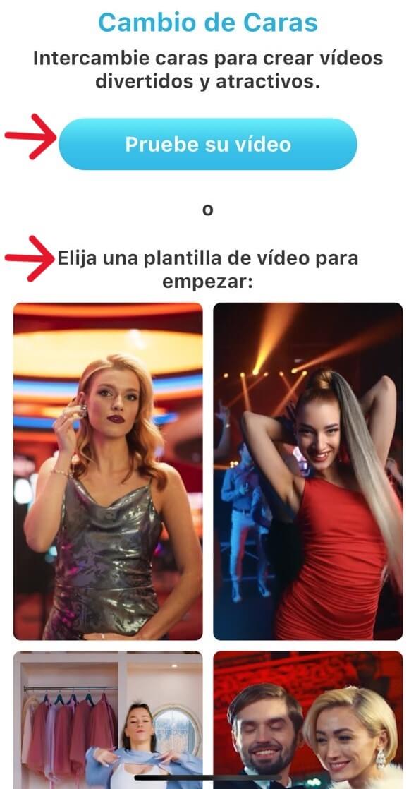 app para cambiar rostros en videos