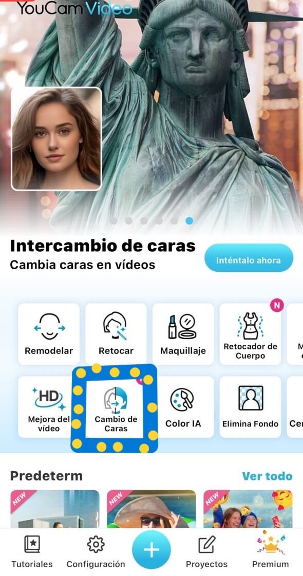 app para cambiar rostros en videos