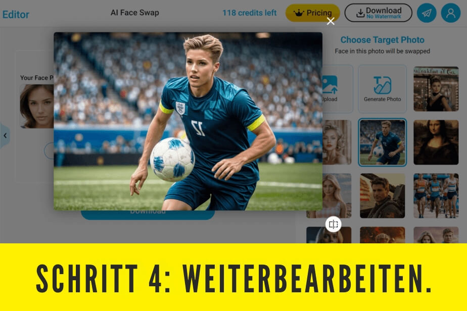 Gender Swap mit YouCam Online Editor