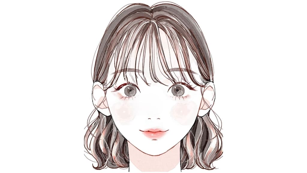 さっぱりした顔つき？