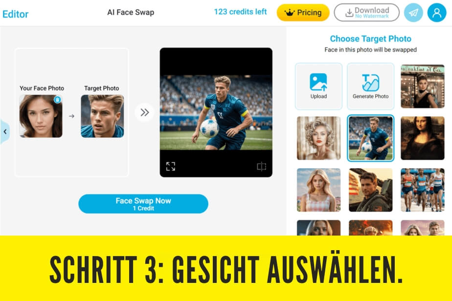 Gender Swap mit YouCam Online Editor