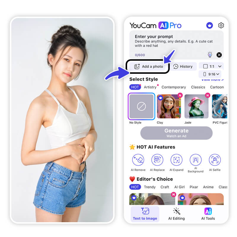 Ajouter la photo MBTI que vous avez enregistrée