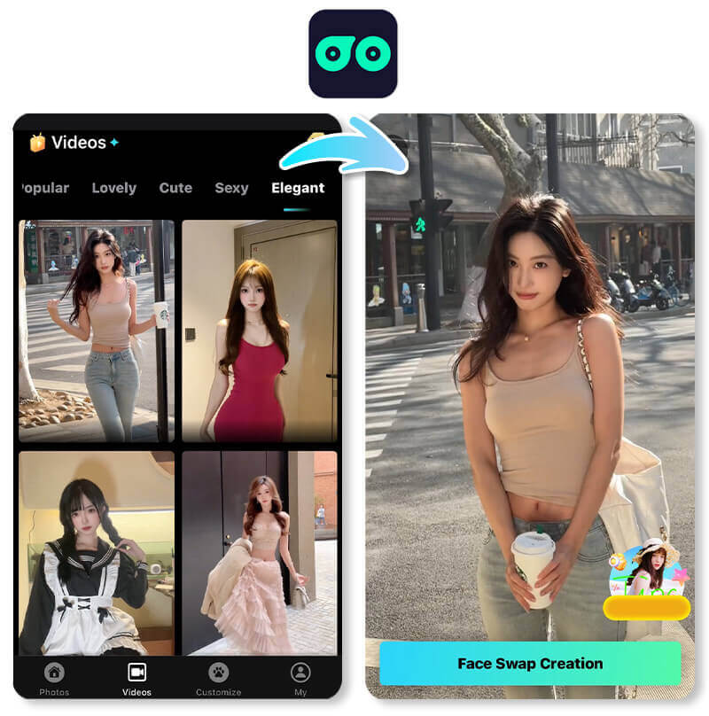 App para cambiar rostros en videos 