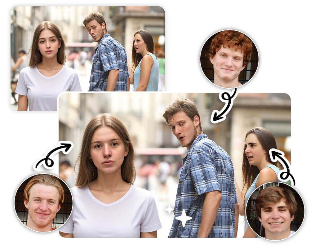 Create Hilarious Memes with AI Face Swap