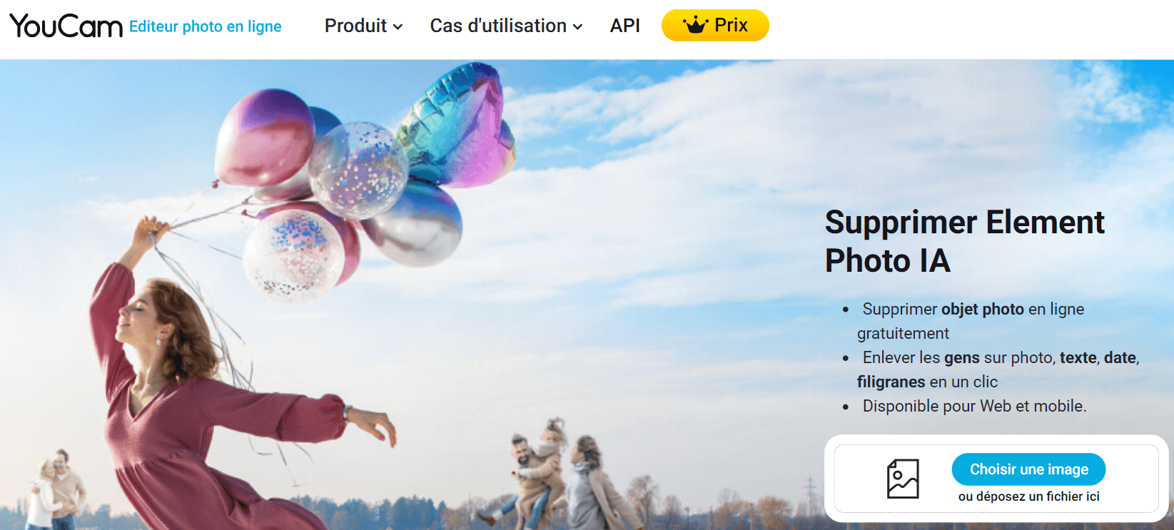 Supprimer objet sur photo en ligne