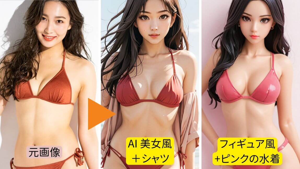写真からAI画像をプロンプトで生成