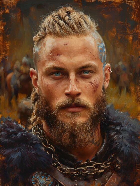 Coupe Viking Ragnar Lothbrok