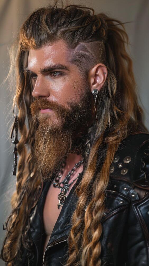 Coupe viking homme