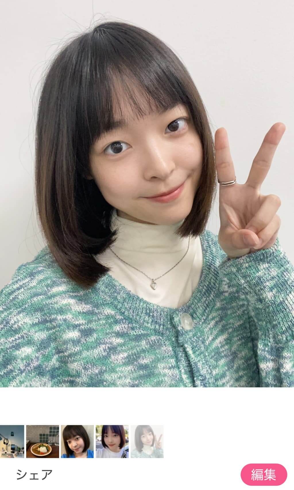 例えば、こちらの写真を男性化すると…