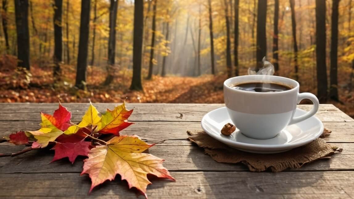 Kostenlos herbstliche Guten-Morgen-Bilder erstellen mit KI