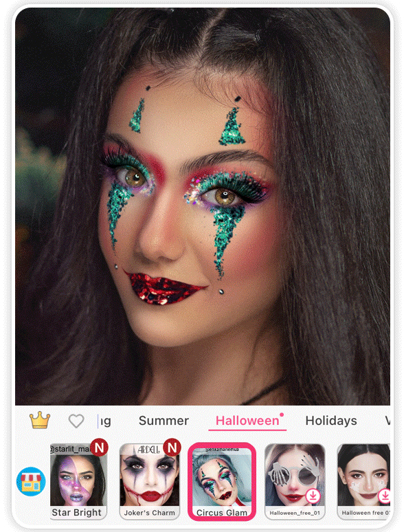 Filtre Halloween de Clown
