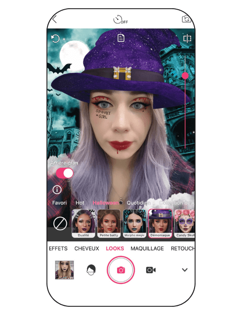 Filtre sorcière Halloween