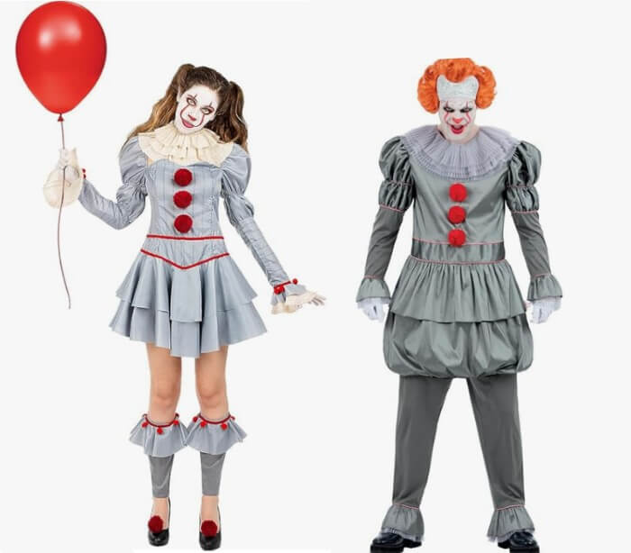 Déguisement couple clown tueur : pennywise de ça