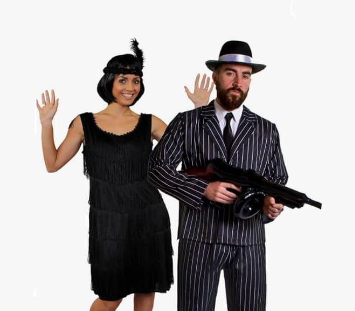 Deguisement couple Halloween : Bonnie and Clyde