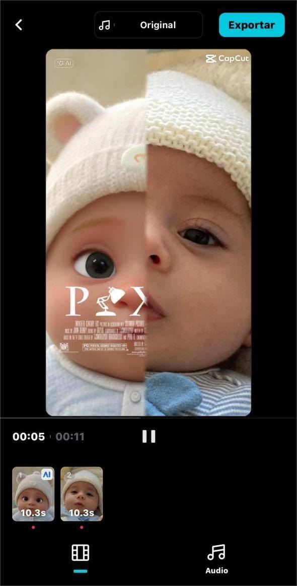 filtro bebe pixar