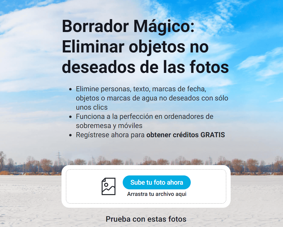 primer paso para subit una foto