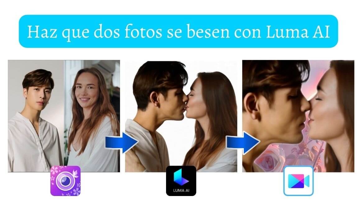 Filtro del beso con Luma IA