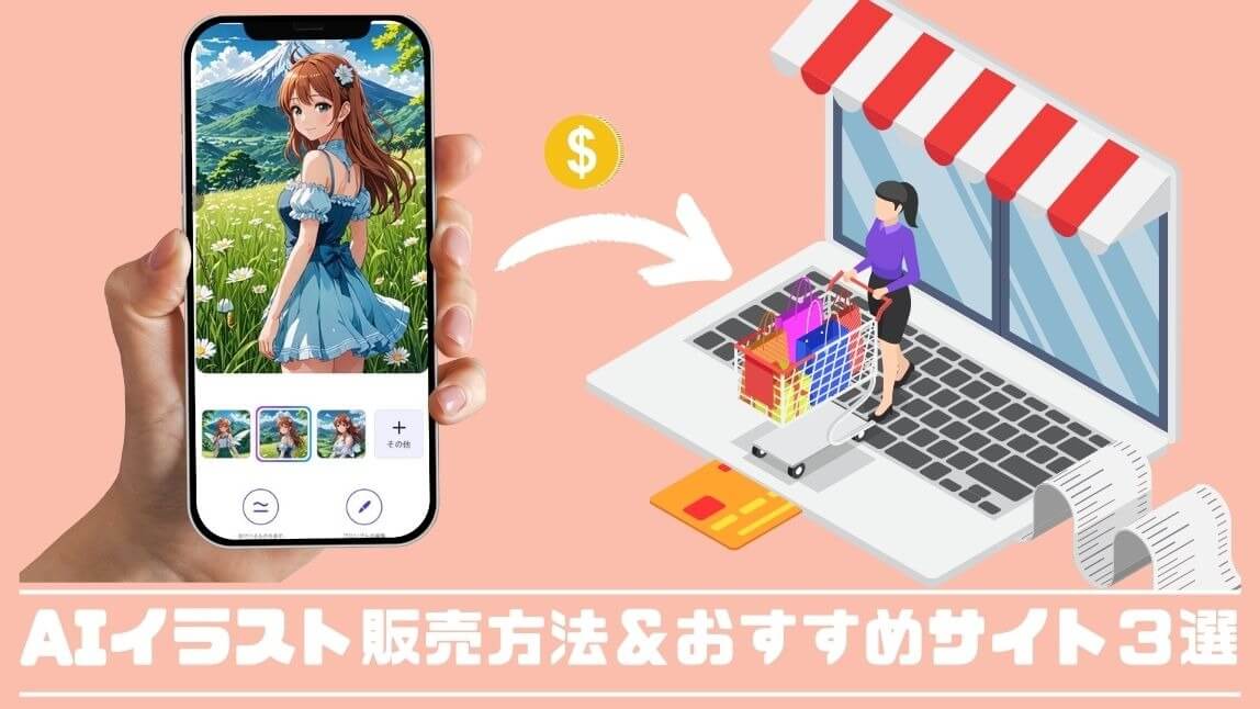 AIイラストを販売する方法