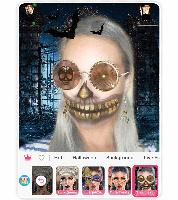 Prova Trucco Halloween 2024: Trucco Teschio Metallico